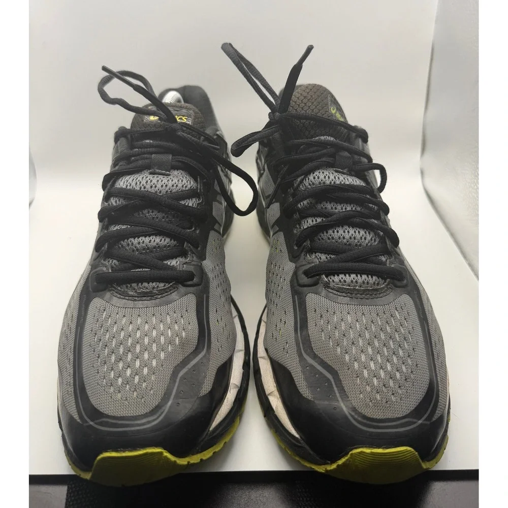 Asics Gel-Kayano 22 Running Shoes Mens 11 Grey Black T547N Good FluidRide